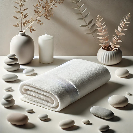 Serviette éponge 100% coton, densité 450/m2